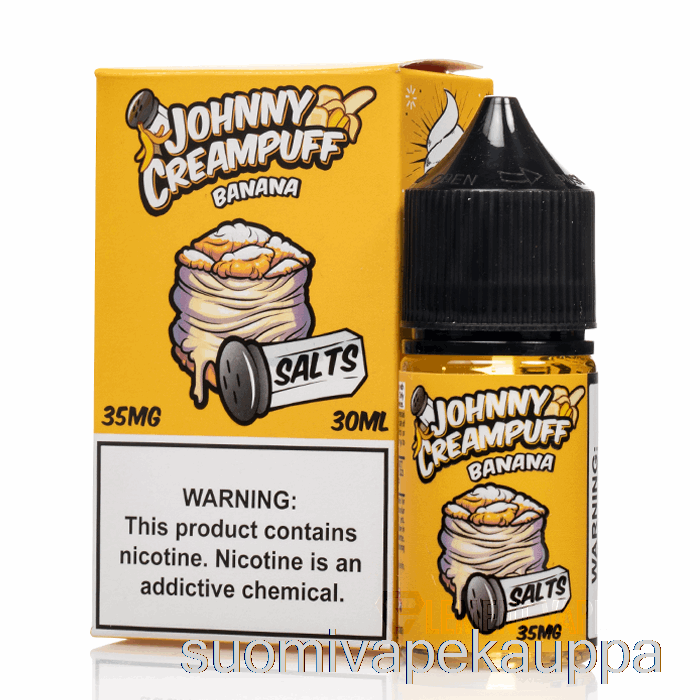 Vape Suomi Banaani - Johnny Creampuff Suolat - 30ml 50mg